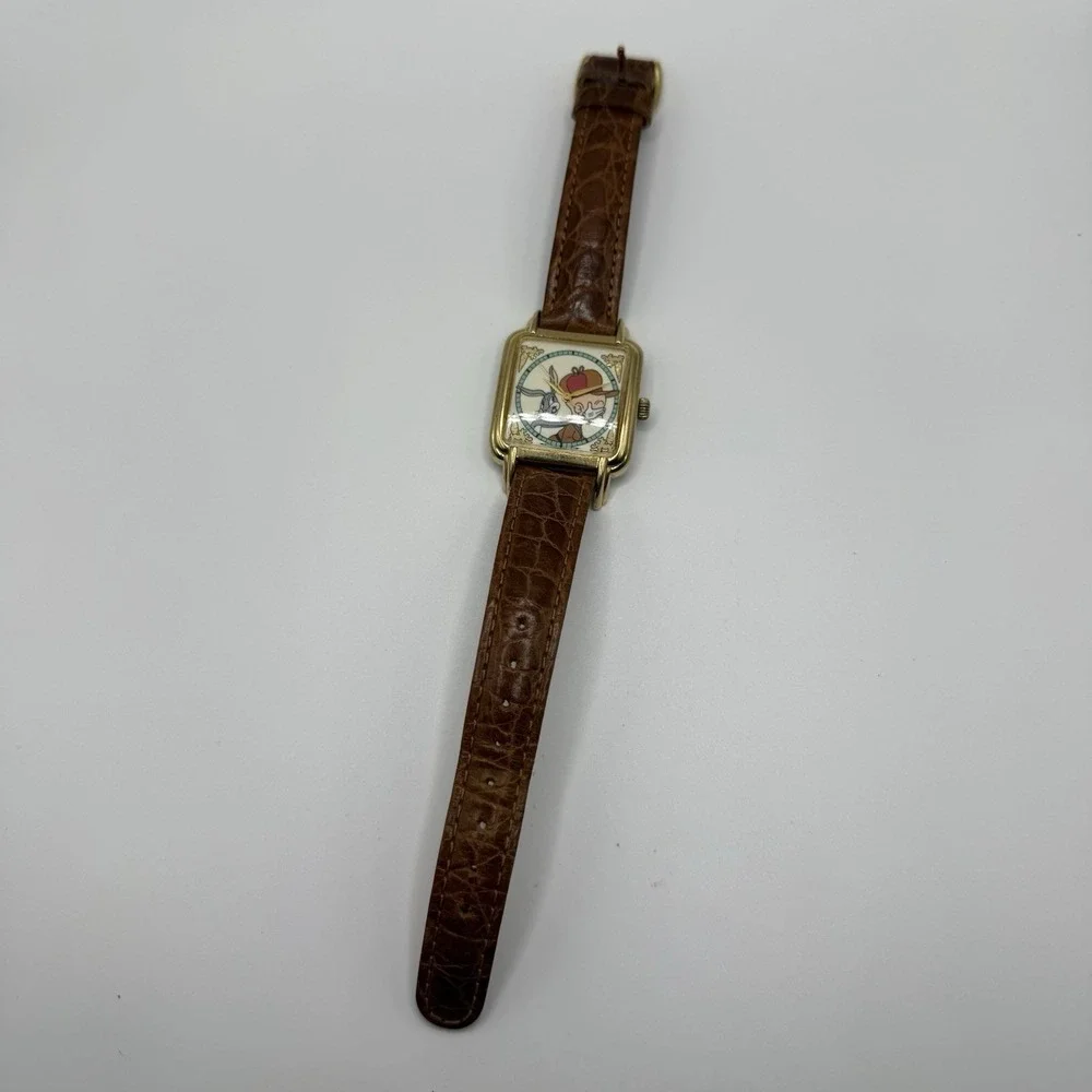 VTG Warner‎ Bros Bugs Bunny Elmer Fudd Looney Tunes Watch WB Collection Rare